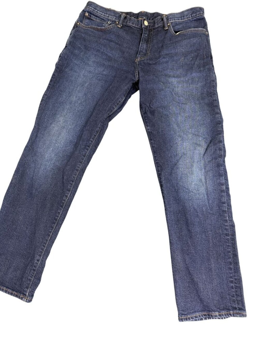 Gap Mens Dark Wash Denim Jeans 34x30 Straight GapFlex Classic Fit 5-Pocket